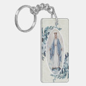 青フローラ | Lady of Grace |ヴァージン |レース キーホルダー (正面左)