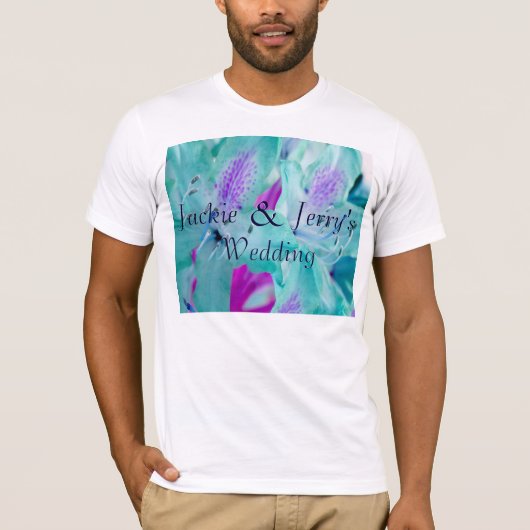 青フローラ Tシャツ (正面)