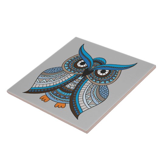 青フ図解入りの、写真付きのクロウセラミックタイル タイル (側面)