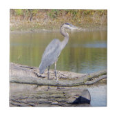 青ヘロン瓦 タイル (正面)