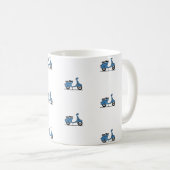 青ベスパー コーヒーマグカップ (正面右)