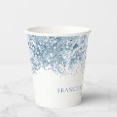 青ベビー呼吸洗礼 紙コップ (正面)