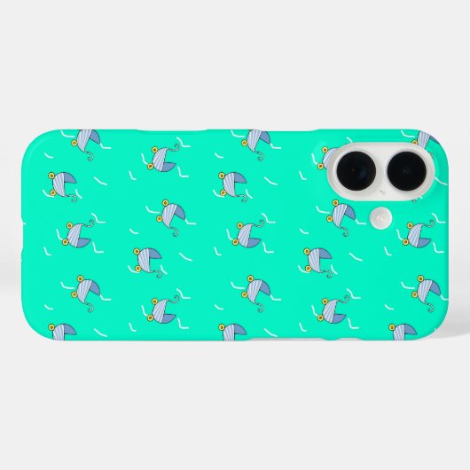 青ベビーpram Case-Mate iPhoneケース (裏面 (横))