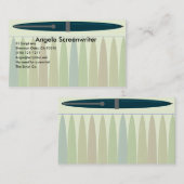 青ペンスタイル 名刺 (正面/裏面)