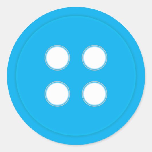 青ボタン ラウンドシール (正面)