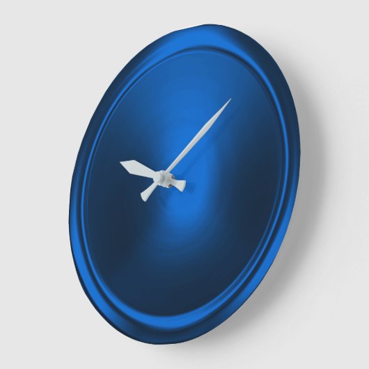 青ボタン ラージ壁時計 (傾斜)