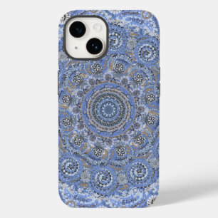 青マンダラとビーチシーライフ語 Case-Mate iPhone 14ケース