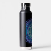 青マンダラの名前の追加 ウォーターボトル (右面)