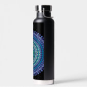 青マンダラの名前の追加 ウォーターボトル (左面)