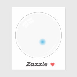 青マーク付きプール/ビリヤード白キューボール シール