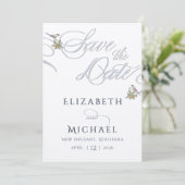 青ミニマルと白の愛鳥が命日を守る 招待状 (スタンド正面)