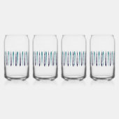 青ミニマルレトロインスパイア ガラス缶 (右)