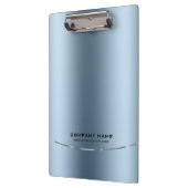 青ミニマル色のフェイク光沢 クリップボード (左)