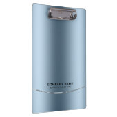 青ミニマル色のフェイク光沢 クリップボード (右)