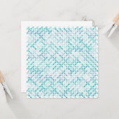 青メタボールパターン カード (正面/裏面インサイチュ)