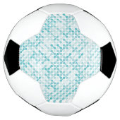 青メタボールパターン サッカーボール (回転)