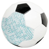 青メタボールパターン サッカーボール (3/4)