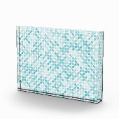 青メタボールパターン フォトブロック (右)