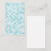 青メタボールパターン 割引カード (正面/裏面)