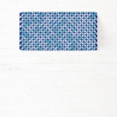 青メタボールパターン 横断幕 (インサイチュ)