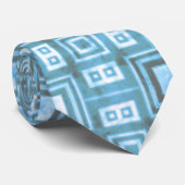青モザイクアステカラ ネクタイ (ロール)