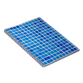 青モザイクタイル ノートブック (右側)