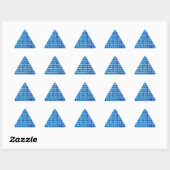 青モザイクタイル 三角形シール (シート)