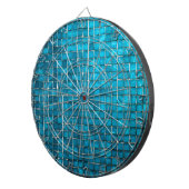 青モザイク模様 ダーツボード (正面右)