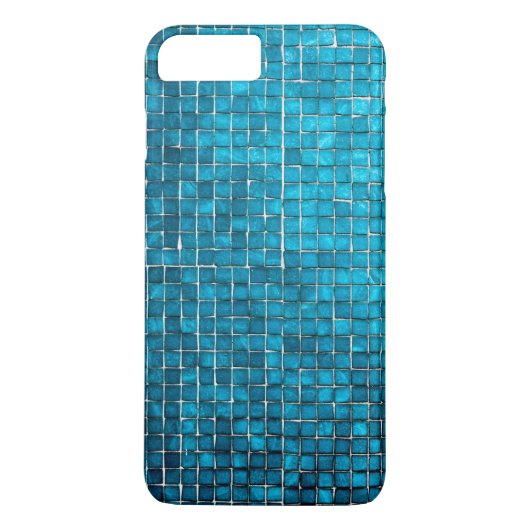 青モザイク模様 Case-Mate iPhoneケース (裏面)