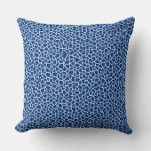 青モザイク クッション (正面)