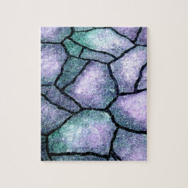 青モザイク ジグソーパズル