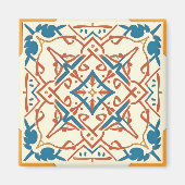 青モザイク マグネット (正面)