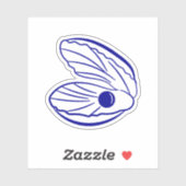 青モダンいシ地中海のェル結婚式用シール シール (シート)