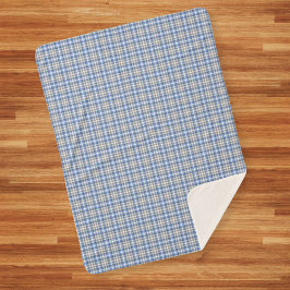 青モダンいトープタータンチェック格子模様 シェルパブランケット
