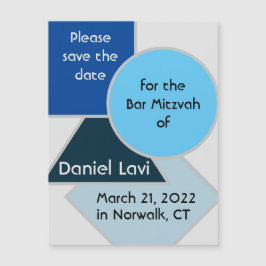 青モダンい形の磁石を保存