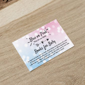 青モダンかピンク?性別によるパーティーブックの表示 エンクロージャーカード