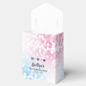 青モダンかピンク?性別の表示パーティー フェイバーボックス (オープン)