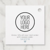 青モダンと白ありがとう フェイバータグ (裏面)