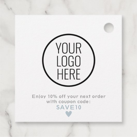 青モダンと白ありがとう フェイバータグ (裏面)