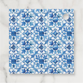 青モダンと白地中海の結婚の フェイバータグ (裏面)