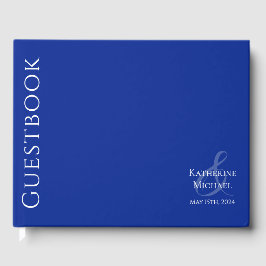 青モダンと白結婚の ゲストブック