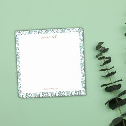 青モダンと緑の植物学縁どSticky ポストイット