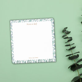 青モダンと緑の植物学縁どSticky ポストイット