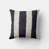 青モダンはっきりしたテクスチャストライプ クッション (裏面)