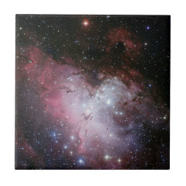 青モダンエレガント宇宙風景 タイル