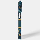 青モダンエレガント金ゴールドパーソナライズされた名 Case-Mate iPhoneケース (裏面 / 右)