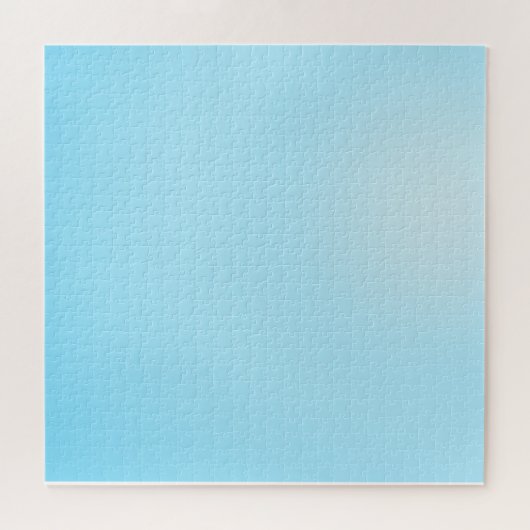 青モダングラデーション水色レインボー ジグソーパズル (横)