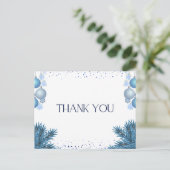 青モダンサンキューカード シーズンポストカード (スタンド正面)