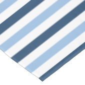 青モダンシンプルと白の二色のトナストライプのー テーブルクロス (アングル)