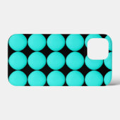 青モダンスタイリッシュ模様 Case-Mate iPhoneケース (裏面 (横))